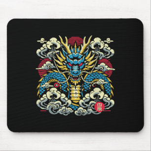 Japanese Dragon Face Clouds  Anime Mannen Wome Muismat