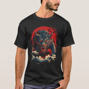 Japanese Dragon Japanese Art Graphic T - shirts vo