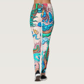 JAPANESE Dragon-Leggings Leggings (Achterkant)