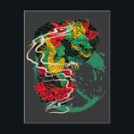 Japanese Dragon Peony Traditional Tattoo Art Briefkaart<br><div class="desc">A bold traditional Japanese illustration featuring a powerful dragon swirling through mist and clouds above vibrant red peony blossoms. The dragon’s striking green and yellow scales, fierce expression, and flowing movement create a dramatic sense of energy and mythology. Inspired by classic Japanese tattoo and woodblock art, the design combines strong...</div>