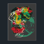 Japanese Dragon Peony Traditional Tattoo Art Briefkaart<br><div class="desc">A bold traditional Japanese illustration featuring a powerful dragon swirling through mist and clouds above vibrant red peony blossoms. The dragon’s striking green and yellow scales, fierce expression, and flowing movement create a dramatic sense of energy and mythology. Inspired by classic Japanese tattoo and woodblock art, the design combines strong...</div>