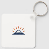 Japanese Dragon & Rising Sun Keychain (Achterkant)