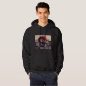 Japanese Dragon & Samurai Zen Art Hoodie (Voorkant volledig)