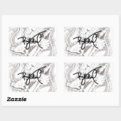 Japanese Dragon Series Rechthoekige Sticker (Vel)