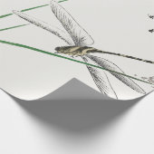 JAPANESE DRAGON VLIEGT omslagpapier Cadeaupapier (Hoek)