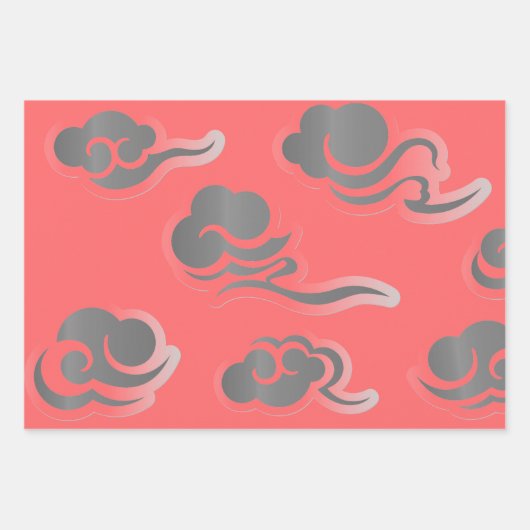 JAPANESE FALCON WOODBLOCK AFDRUKWEEKSCHERMEN INPAKPAPIER VEL (Voorkant 3)