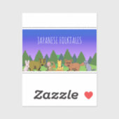 JAPANESE FALKTALES STICKER (Vel)
