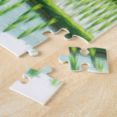 Japanese Farmhouse and Rice Fields – Rural Puzzle Legpuzzel (Zijkant)