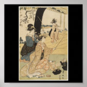 Japanese Females practicing archery c. 1798 Poster (Voorkant)