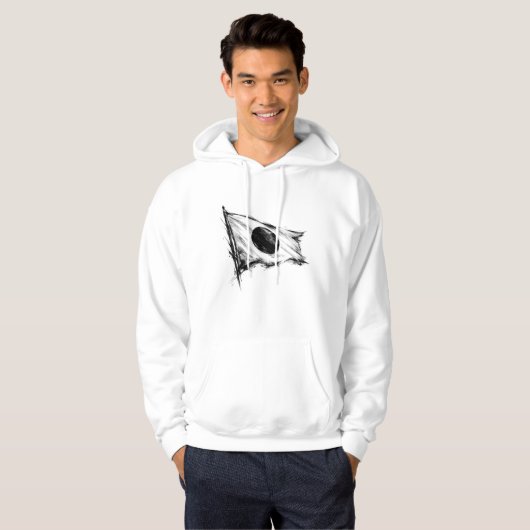 Japanese Flag Hoodie (Voorkant volledig)
