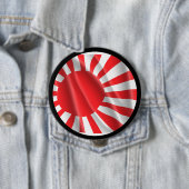 JAPANESE FLAG RONDE BUTTON 4,0 CM (In situ)