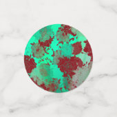 Japanese floral red patterns. confetti (Kleine voorkant)