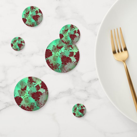 Japanese floral red patterns. confetti (Groep)