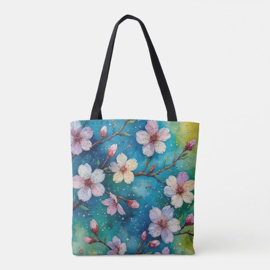 Japanese Flower Art Sakura Tas (Achterkant)