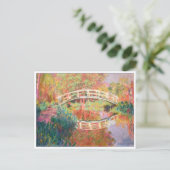 Japanese Footbridge, Giverny by Claude Monet Briefkaart (Staand voorkant)