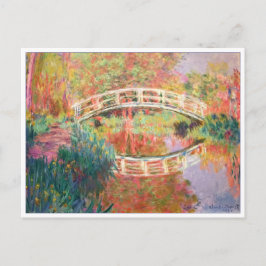 Japanese Footbridge, Giverny by Claude Monet Briefkaart