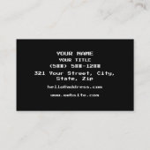 Japanese Gamer ゲーマー Japan Language Nihongo Visitekaartje (Achterkant)