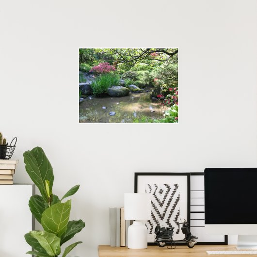 Japanese Garden 2 Poster (Thuiskantoor)