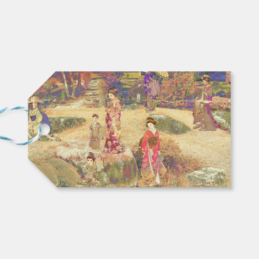 Japanese Garden II / Washed Edition Cadeaulabel (Achterkant Horizontaal)