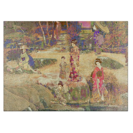 Japanese Garden II / Washed Edition Snijplank (Voorkant)