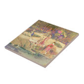 Japanese Garden II / Washed Edition Tegeltje (Zijkant)