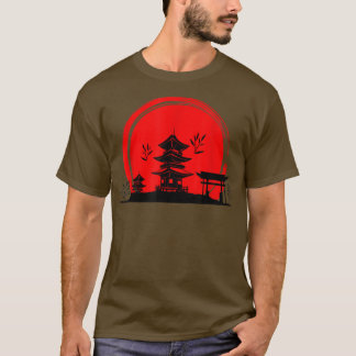 Japanese Garden Japanese Torii Japan Samurai 11 T-shirt
