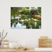 Japanese Garden Panorama 2 Poster (Keuken)