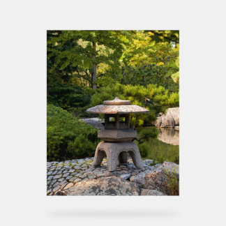 Japanese Garden - Traditional Aesthetic Acryl Bord
