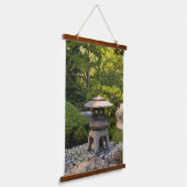 Japanese Garden - Traditional Aesthetic  Hangend Wandkleed (Gebogen)