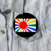JAPANESE GAY PRIDE RONDE BUTTON 4,0 CM (In situ)