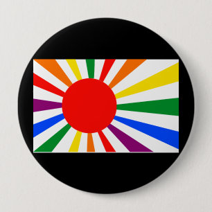 JAPANESE GAY PRIDE RONDE BUTTON 4,0 CM