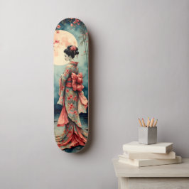 Japanese Geisha Persoonlijk Skateboard