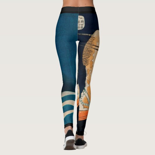 JAPANESE GHOST AFDRUKTE Leggings (Achterkant)