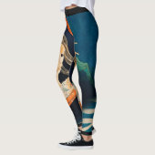 JAPANESE GHOST AFDRUKTE Leggings (Links)