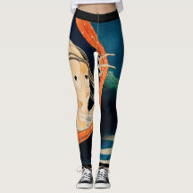 JAPANESE GHOST AFDRUKTE Leggings