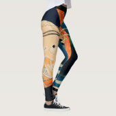 JAPANESE GHOST AFDRUKTE Leggings (Rechts)