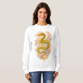 【Japanese Golden Dragon Sweatshirt】 Trui (Voorkant volledig)