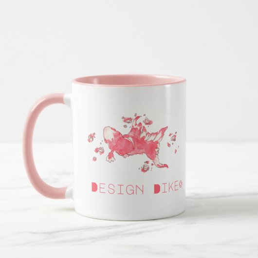 Japanese goldfish mug mok (Links)