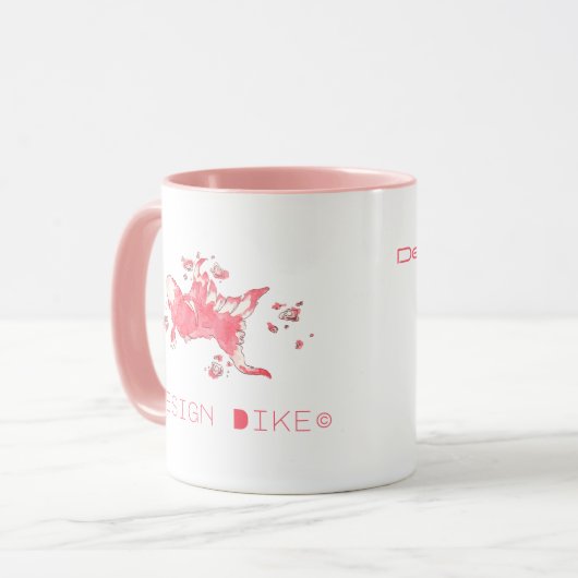 Japanese goldfish mug mok (Voorkant links)