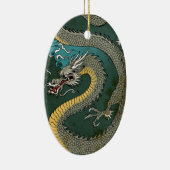JAPANESE GRAY DRAGON KERAMISCH ORNAMENT (Rechts)