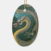 JAPANESE GRAY DRAGON KERAMISCH ORNAMENT (Links)