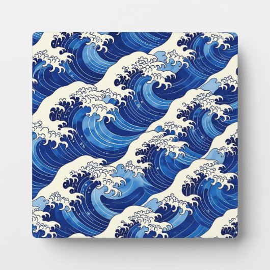 Japanese Great Wave Pattern Ocean  Fotoplaat (Voorkant)