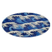 Japanese Great Wave Pattern Ocean  Snijplank (Hoek)