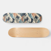 Japanese Great Wave Pattern  Persoonlijk Skateboard (Horizontaal)