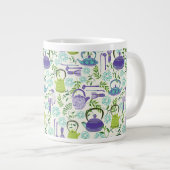 Japanese Green Teapot Design Grote Koffiekop (Voorkant rechts)