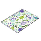 Japanese Green Teapot Design Notitieboek (Linkerzijde)