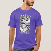 Japanese Hands With Rock N Roll Mudra On Chess ret T-shirt (Voorkant)