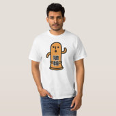 Japanese Haniwa in Kanij T-shirt (Voorkant volledig)
