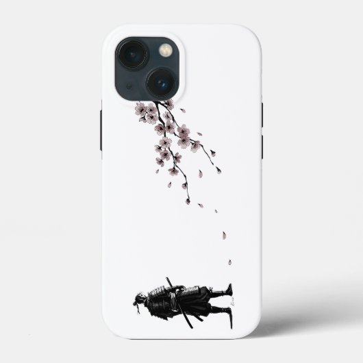 Japanese Ink Art Samurai & Sakura Case-Mate iPhone Case (Achterkant)