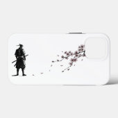 Japanese Ink Art Samurai & Sakura Case-Mate iPhone Case (Achterkant (horizontaal))